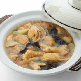 H01 Claypot Wine Chicken Soup with Rice 瓦煲黄酒鸡饭