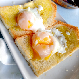 B13 Half Boil Eggs on Toast 半生熟蛋+烤面包